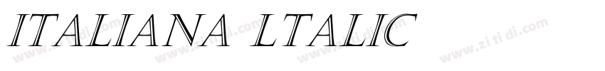 italiana ltalic字体转换